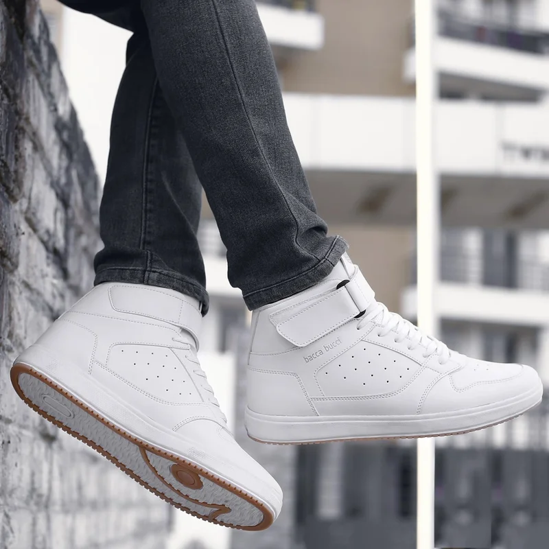 Bacca Bucci  TIGER Comfy Mid Top Chunky Streetwear Sneakers for Men | Best Price UAE